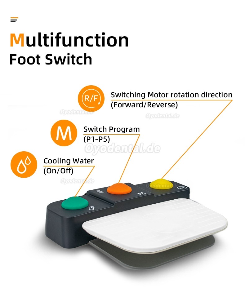 Pluspower®Ai Touch Zahnimplantat-Chirurgiesystem Bürstenloser Motor mit 20:1 Winkelstück